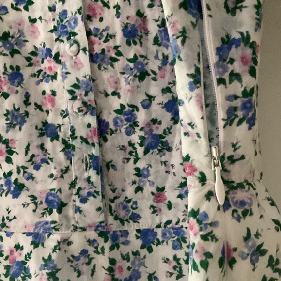 LoveShackFancy Cora Mini Dress Blue Jay Song - Picture 5 of 7